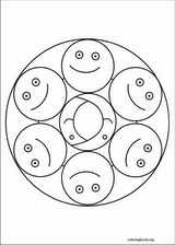 Mandalas coloring page (091)