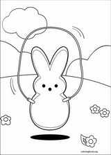 Marshmallow Peeps coloring page (003)