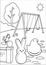 Marshmallow Peeps coloring page (012)