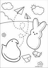 Marshmallow Peeps coloring page (014)