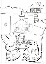 Marshmallow Peeps coloring page (019)