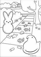 Marshmallow Peeps coloring page (020)