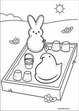 Marshmallow Peeps coloring page (022)