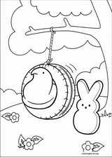 Marshmallow Peeps coloring page (023)