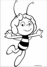 Maya The Bee coloring page (005)