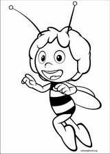 Maya The Bee coloring page (007)