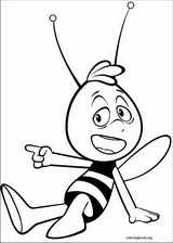 Maya The Bee coloring page (008)