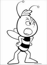 Maya The Bee coloring page (010)