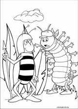 Maya The Bee coloring page (019)