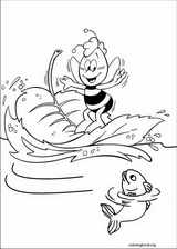 Maya The Bee coloring page (020)