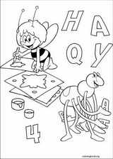 Maya The Bee coloring page (022)