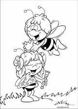 Maya The Bee coloring page (030)