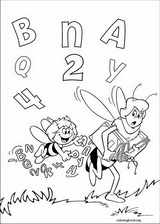 Maya The Bee coloring page (032)