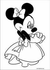 Minnie Mouse coloring page (016)