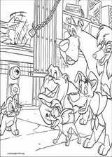 Oliver & Company coloring page (005)