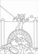 Over The Hedge coloring page (007)