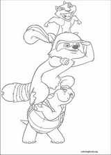 Over The Hedge coloring page (016)