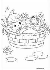 Precious Moments coloring page (076)