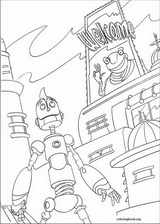 Robots coloring page (001)