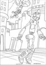 Robots coloring page (003)