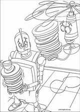 Robots coloring page (010)