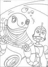 Robots coloring page (012)