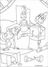 Robots coloring page (016)