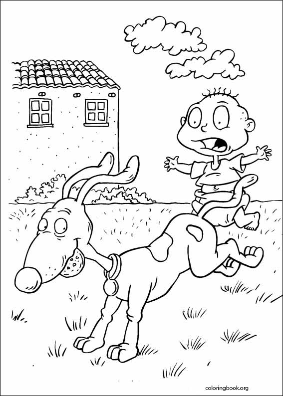 rugrats coloring page 093 coloringbook org