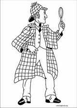 Sherlock Holmes coloring page (006)