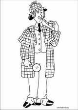 Sherlock Holmes coloring page (009)