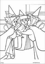 Sleeping Beauty coloring page (023)