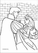 Sleeping Beauty coloring page (026)