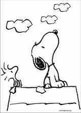 Snoopy coloring page (005)