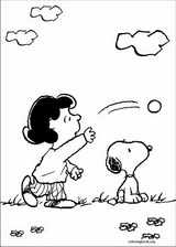 Snoopy coloring page (007)