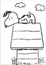 Snoopy coloring page (010)