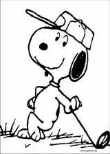 Snoopy coloring page (038)