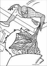 Spiderman coloring page (036)