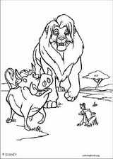 The Lion King coloring page (096)