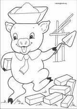 The Three Little Pigs coloring page (012)