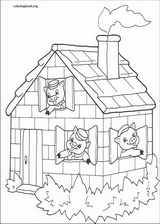 The Three Little Pigs coloring page (015)