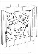 The Three Little Pigs coloring page (016)