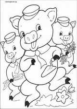 The Three Little Pigs coloring page (017)