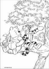 Winnie The Pooh coloring page (076)