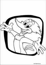 Woody Woodpecker coloring page (002)