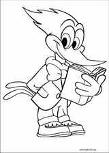 Woody Woodpecker coloring page (012)