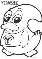 Yokomon coloring page (005)