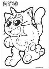 Yokomon coloring page (018)